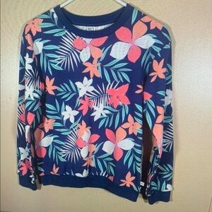 Floral Navy Sweater